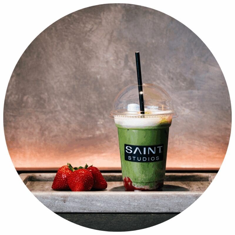 Strawberry Iced Matcha